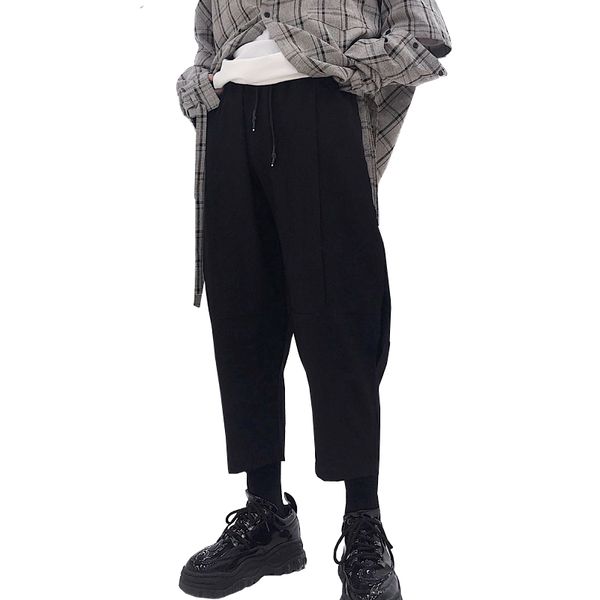 2019ss men high street darkness harem pants owen gothic women casual hip pants summer spring black harem ankle-length
2019ss men high street darkness harem pants owen gothic women casual hip pants summer spring black harem ankle-length