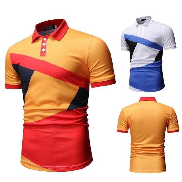 color polos high street fashion short sleeve digital print male quick dry tees mens summer contrast, White;black
color polos high street fashion short sleeve digital print male quick dry tees mens summer contrast, White;black