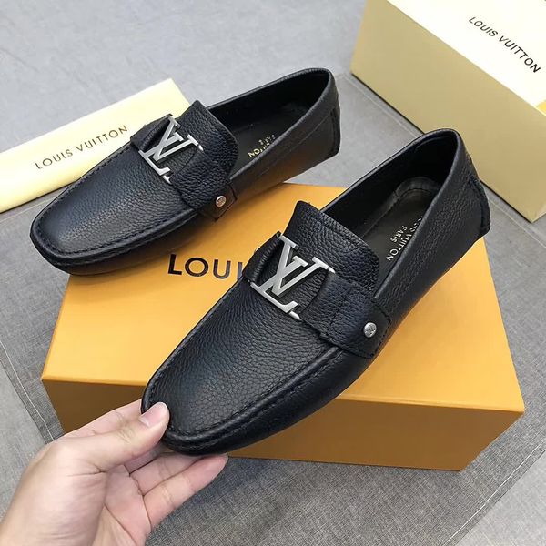 new designer mens dress shoes leather metal snap peas wedding shoes fashion flats driving shoes original box, Black
new designer mens dress shoes leather metal snap peas wedding shoes fashion flats driving shoes original box, Black