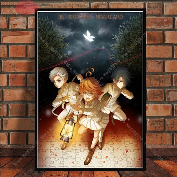 nt796 painting anime the promised neverland yakusoku no norman emma poster print wall art canvas picture living home room decor
nt796 painting anime the promised neverland yakusoku no norman emma poster print wall art canvas picture living home room decor