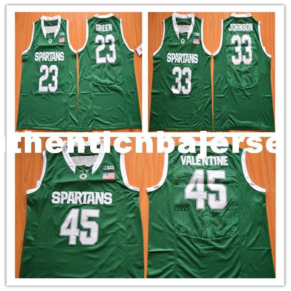 2016 new michigan state spartans #33 johnson jersey #23 dg 45 denzel valentine green college basketball jersey ncaa college, Black;blue
2016 new michigan state spartans #33 johnson jersey #23 dg 45 denzel valentine green college basketball jersey ncaa college, Black;blue