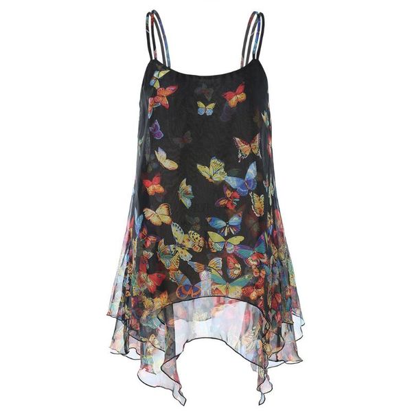 women loose sleeveless tank o-neck t shirts fashion sleeveless butterfly print irregular hem cami tank vest #521, White
women loose sleeveless tank o-neck t shirts fashion sleeveless butterfly print irregular hem cami tank vest #521, White