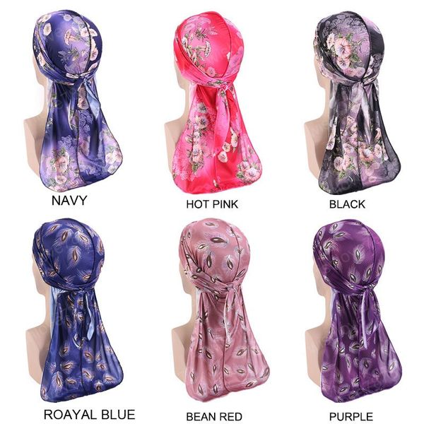 silky men women's flower print durags pirate hat waves durag silky doo rag long tail bandanas headwrap hair accessories, Blue;gray
silky men women's flower print durags pirate hat waves durag silky doo rag long tail bandanas headwrap hair accessories, Blue;gray