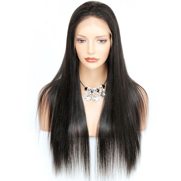 4x1 lace front human hair wigs 150 180 density yaki straight wig brazilian remy middle part pre plucked natural wig 8-22, Black;brown
4x1 lace front human hair wigs 150 180 density yaki straight wig brazilian remy middle part pre plucked natural wig 8-22, Black;brown