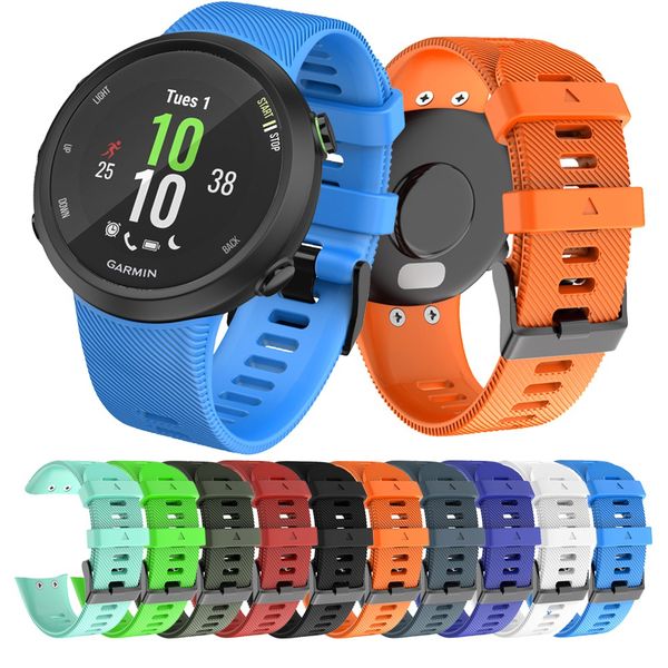 heang 20mm soft silicone quick fit watch band sport wrist strap replacement for garmin forerunner 45 smartwatch, Black;brown
heang 20mm soft silicone quick fit watch band sport wrist strap replacement for garmin forerunner 45 smartwatch, Black;brown