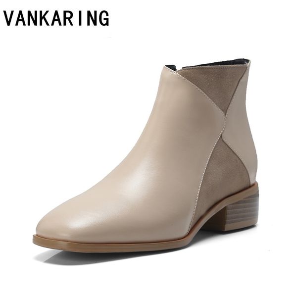 women's ankle boots female dress shoes autumn winter spring cow genuine leather zipper shoes casual riding equestr boots woman, Black
women's ankle boots female dress shoes autumn winter spring cow genuine leather zipper shoes casual riding equestr boots woman, Black