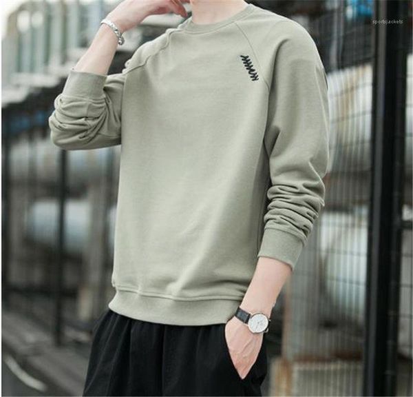 long sleeve crew neck mens thin loose solid color males casual tshirts mens designer tshirts, White;black
long sleeve crew neck mens thin loose solid color males casual tshirts mens designer tshirts, White;black