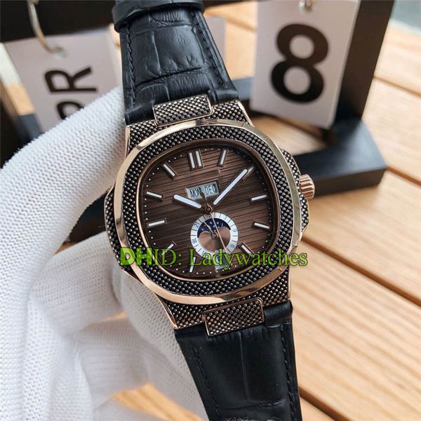 mens designer watches classic luxury woman mechanical autoamtic watch 43mm steel case black leather strap calendar waterproof wristwatches, Slivery;brown
mens designer watches classic luxury woman mechanical autoamtic watch 43mm steel case black leather strap calendar waterproof wristwatches, Slivery;brown