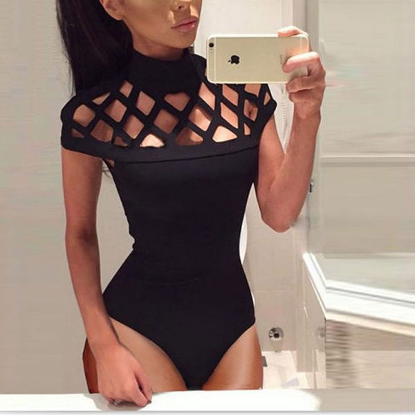 2019 bodysuits women one piece vintage swimwear bodysuit female black bathing suit hollow out beach wear biqunis, Black;white
2019 bodysuits women one piece vintage swimwear bodysuit female black bathing suit hollow out beach wear biqunis, Black;white