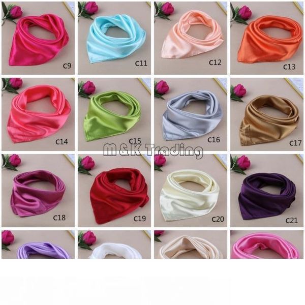 23 pure colors satin small silk scarf solid colors small imitation scarf gorgeous kerchief women business attire mix colors, Blue;gray
23 pure colors satin small silk scarf solid colors small imitation scarf gorgeous kerchief women business attire mix colors, Blue;gray
