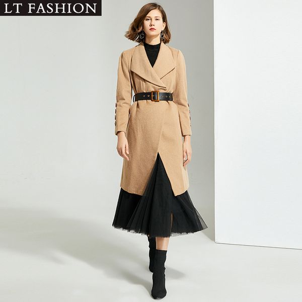 berly boutique women's woolen coat solid color long-sleeved windbreaker women's woolen coat, Black
berly boutique women's woolen coat solid color long-sleeved windbreaker women's woolen coat, Black