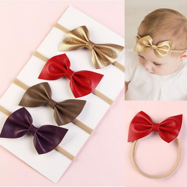 12colors leather bows headband leather bow hairband nylon headband gold bow 36pcs, Slivery;white
12colors leather bows headband leather bow hairband nylon headband gold bow 36pcs, Slivery;white
