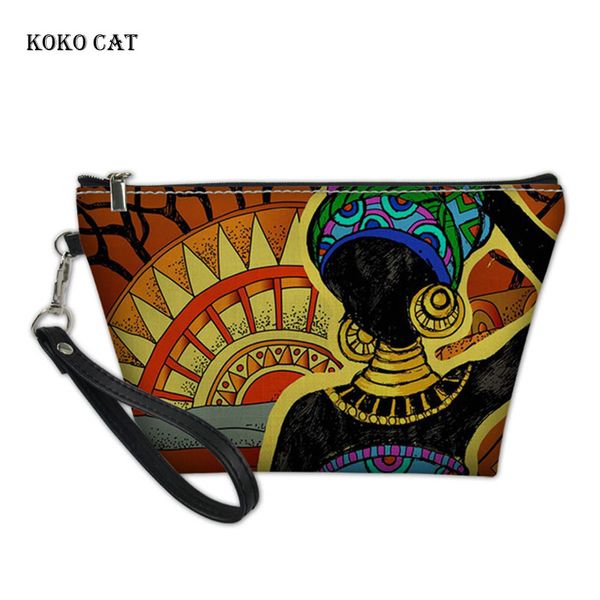 cosmetic bags & cases koko cat make up for women black art african printing ladies wash kit females travel toiletry pouch
cosmetic bags & cases koko cat make up for women black art african printing ladies wash kit females travel toiletry pouch