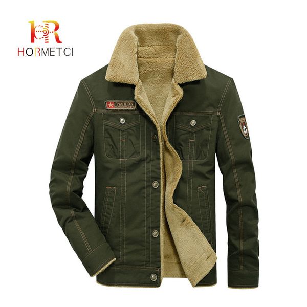 hormetci autumn winter plus velvet thick warm men's jackets style coats fur collar mens army tactical fleece jackets, Black;brown
hormetci autumn winter plus velvet thick warm men's jackets style coats fur collar mens army tactical fleece jackets, Black;brown