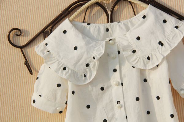 kids blouse for girls 2019 spring fall children blouses short sleeve white dot baby kids clothes girls teenages shirts 3575, White;black
kids blouse for girls 2019 spring fall children blouses short sleeve white dot baby kids clothes girls teenages shirts 3575, White;black