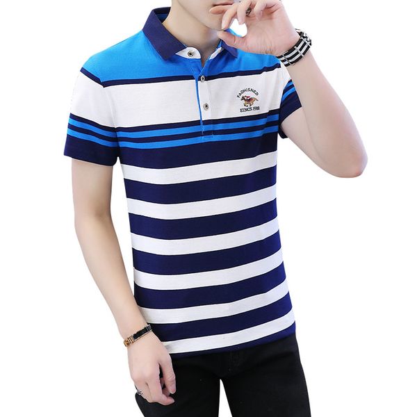 brand clothes summer short sleeved polo mens casual business mens polo shirt fashion strip color tees shirt male camisa polo t200701, White;black
brand clothes summer short sleeved polo mens casual business mens polo shirt fashion strip color tees shirt male camisa polo t200701, White;black