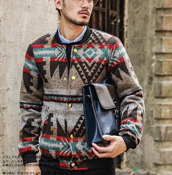 men's jackets spring autumn korean version woolen camouflage jacket casual clothes trend, Black;brown
men's jackets spring autumn korean version woolen camouflage jacket casual clothes trend, Black;brown