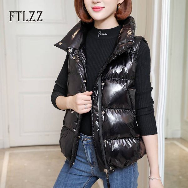 женщины без рукавов wasitcoat новый 2019 осень зима теплая zipper stand collar короткие пальто женская мода яркая куртка верхняя одежда top, Black;white
женщины без рукавов wasitcoat новый 2019 осень зима теплая zipper stand collar короткие пальто женская мода яркая куртка верхняя одежда top, Black;white