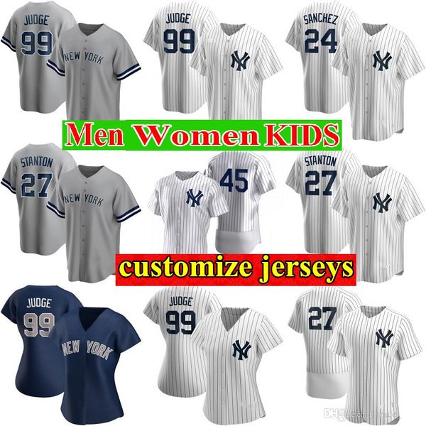 99 aaron judge 2020 custom baseball jersey 45 gerrit cole 25 gleyber torres giancarlo stanton sanchez sabathia dj lemahieu, Blue;black
99 aaron judge 2020 custom baseball jersey 45 gerrit cole 25 gleyber torres giancarlo stanton sanchez sabathia dj lemahieu, Blue;black