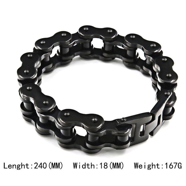 motor bicycle polishing biker bracelet 316l stainless steel bracelet boys mens chain bangle jewelry, Black
motor bicycle polishing biker bracelet 316l stainless steel bracelet boys mens chain bangle jewelry, Black