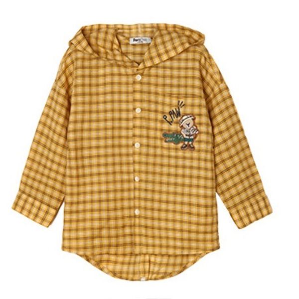 currently available korean-style childrenswear overplus order boy's plaid hooded coat, Blue;gray
currently available korean-style childrenswear overplus order boy's plaid hooded coat, Blue;gray