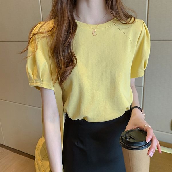pure cotton 2020 summer bubble sleeve women's western style loose white coat t- half sleeve t-shirt base shirt 6803#
pure cotton 2020 summer bubble sleeve women's western style loose white coat t- half sleeve t-shirt base shirt 6803#