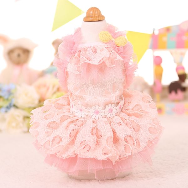 cute flower lace dog puppy dress pet cat dog tutu skirt princess party wedding dress summer small shirt clothes for pet cat
cute flower lace dog puppy dress pet cat dog tutu skirt princess party wedding dress summer small shirt clothes for pet cat