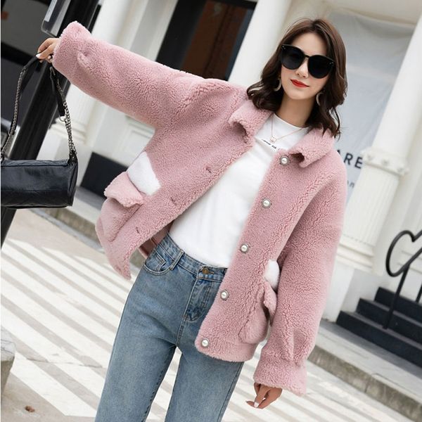 new 100% real sheep fur coat women natural fur jacket real wool coat chamois leather lining big size f1125, Black
new 100% real sheep fur coat women natural fur jacket real wool coat chamois leather lining big size f1125, Black