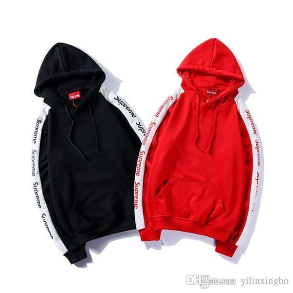 2018 designer luxury brand letter logo stitching hooded collar men's and ladies' sweaters. black, red m - xxl
2018 designer luxury brand letter logo stitching hooded collar men's and ladies' sweaters. black, red m - xxl