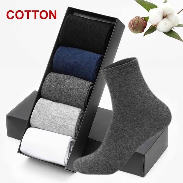 5 pairs men's socks casual business socks for men cotton brand solid color elastic quick drying mid tube sock, Black
5 pairs men's socks casual business socks for men cotton brand solid color elastic quick drying mid tube sock, Black