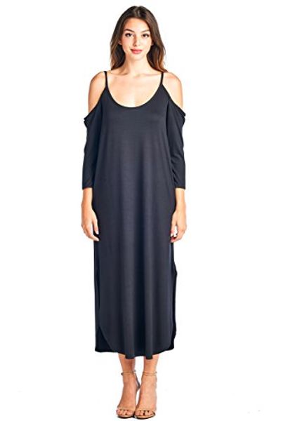 modern kiwi delina off-the-shoulder long sleeve maxi dress with side pockets (s-3x, Black;gray
modern kiwi delina off-the-shoulder long sleeve maxi dress with side pockets (s-3x, Black;gray