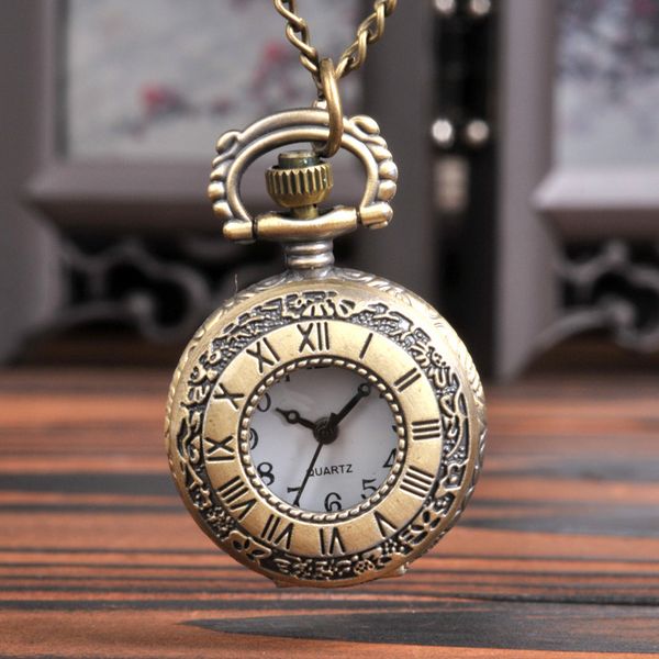 fashion retro double-sided pocket watch bronze roman numerals quartz watch with black pocket necklace, Slivery;golden
fashion retro double-sided pocket watch bronze roman numerals quartz watch with black pocket necklace, Slivery;golden