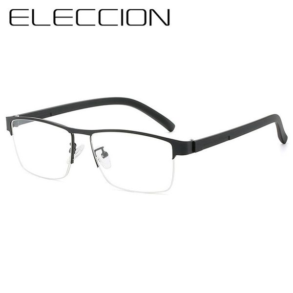 eleccion man's spectacles frame 2020 metal frame tr90 temple full myopia optical clear lens fashion male prescription eyewear, Black
eleccion man's spectacles frame 2020 metal frame tr90 temple full myopia optical clear lens fashion male prescription eyewear, Black