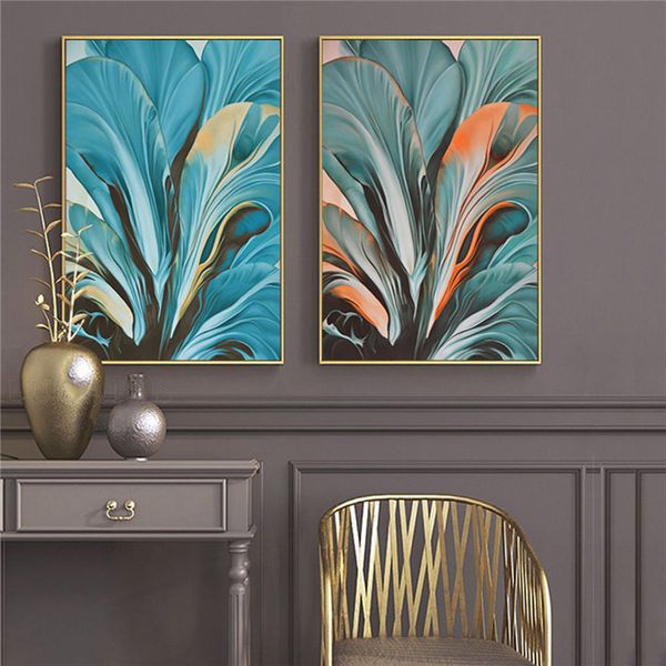 nordic green and blue leaves canvas wall art painting modern quadro home decor canvas posters prints no frame painting
nordic green and blue leaves canvas wall art painting modern quadro home decor canvas posters prints no frame painting