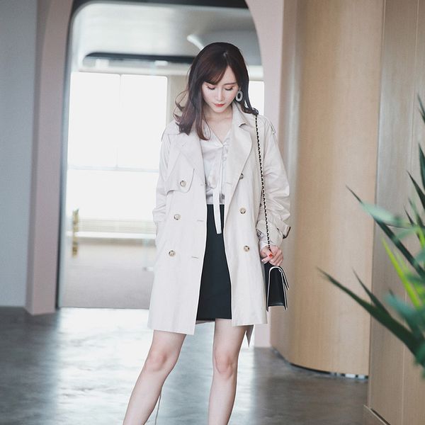 autumn period and the double-breasted cultivate morality coat coat female paragraph dust grows in relaxed joker, Tan;black
autumn period and the double-breasted cultivate morality coat coat female paragraph dust grows in relaxed joker, Tan;black