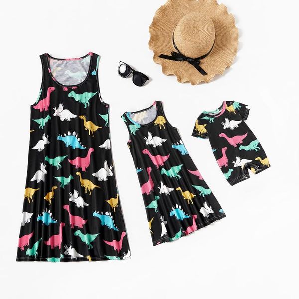 new 2020 mother daughter dresses sleeveless dinosaur print dress mom and daughter sundress family matching clothes, Blue
new 2020 mother daughter dresses sleeveless dinosaur print dress mom and daughter sundress family matching clothes, Blue
