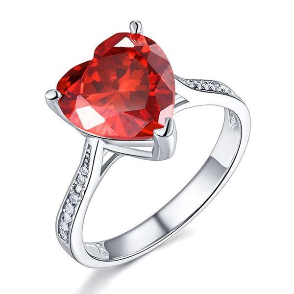 exquisite women wedding rings 925 sterling silver bridal ring 3.5 ct heart ruby red created diamond jewelry, Slivery;golden
exquisite women wedding rings 925 sterling silver bridal ring 3.5 ct heart ruby red created diamond jewelry, Slivery;golden
