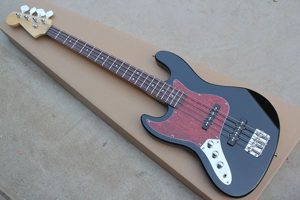 factory custom left handed black electric bass guitar with red tortoise shell pickguard,rosewood fingerboard,offer customized
factory custom left handed black electric bass guitar with red tortoise shell pickguard,rosewood fingerboard,offer customized