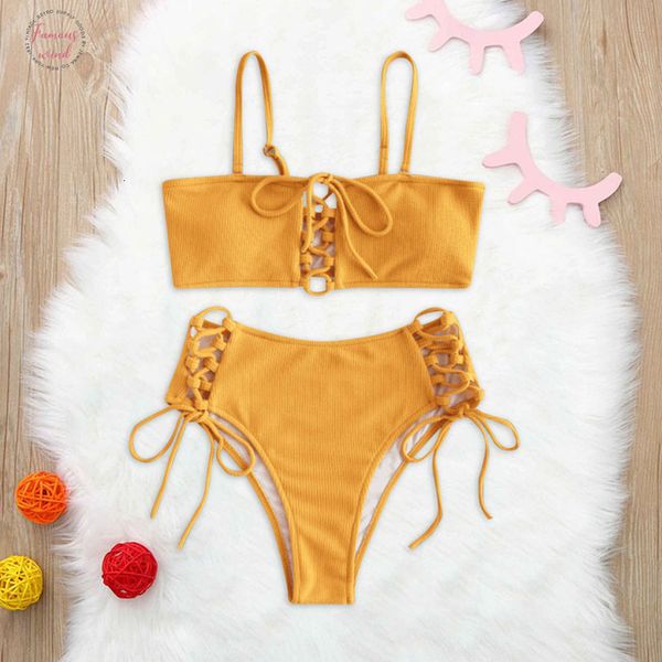 female solid printing bandage bikini set brazilian woman swimwear hollow out solid mid waist lady beachwear swimsuit t2g, White;black
female solid printing bandage bikini set brazilian woman swimwear hollow out solid mid waist lady beachwear swimsuit t2g, White;black