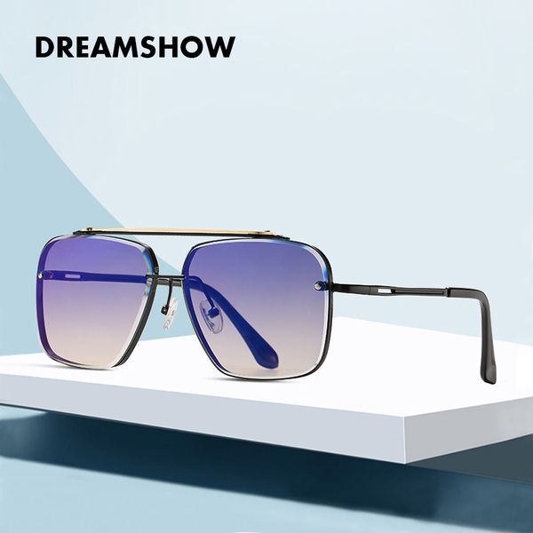 fashion rimless sunglasses men gradient lens vintage eyewear retro aviation square uv400 sun glasses for women #01k, White;black
fashion rimless sunglasses men gradient lens vintage eyewear retro aviation square uv400 sun glasses for women #01k, White;black