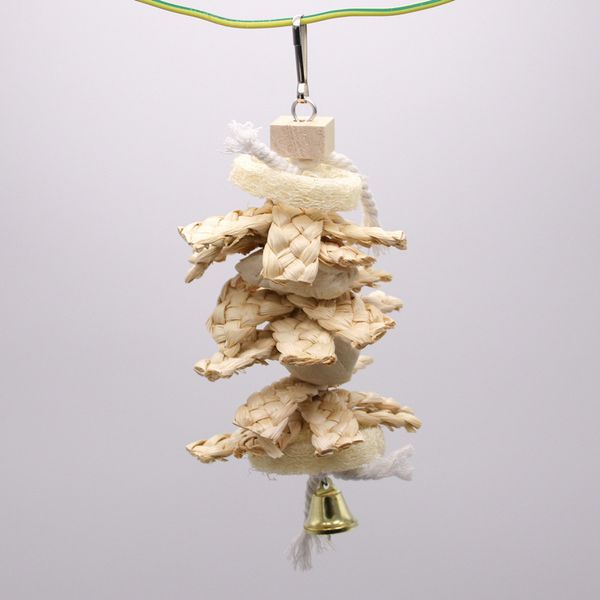 ji long will middle and small size parrot articles gnaw toys cuttlefish bone hemp flowers string bird use calcium chew toys
ji long will middle and small size parrot articles gnaw toys cuttlefish bone hemp flowers string bird use calcium chew toys