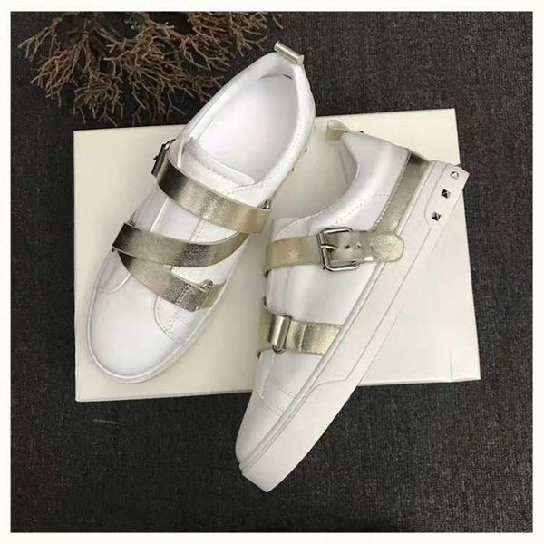 new famous buckle strap sneaker man original box casual comfortable fit shoes designer sneakers for women white size11, Black
new famous buckle strap sneaker man original box casual comfortable fit shoes designer sneakers for women white size11, Black