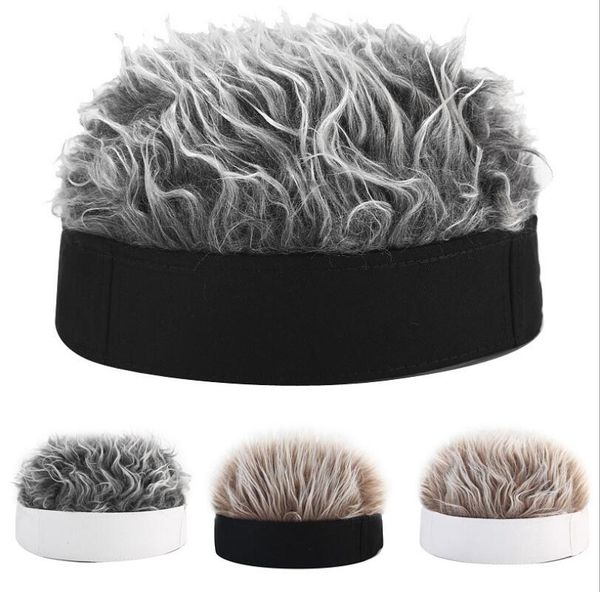 men women novelty hip hop beanie hat with spiked fake hair funny retro short melon wig skull landlord cap adjustable streetwear, Blue;gray
men women novelty hip hop beanie hat with spiked fake hair funny retro short melon wig skull landlord cap adjustable streetwear, Blue;gray
