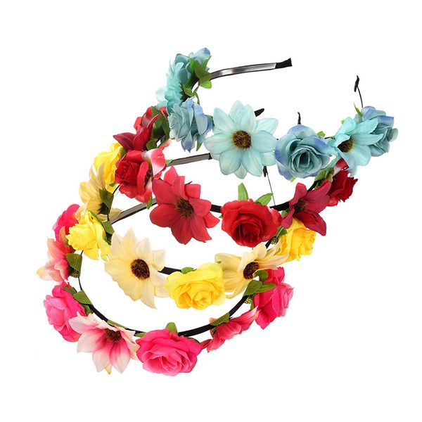 rose flower headbands garland crown artificial flower hairband hair accessories for women bride beach wedding hair decoration, Slivery;white
rose flower headbands garland crown artificial flower hairband hair accessories for women bride beach wedding hair decoration, Slivery;white