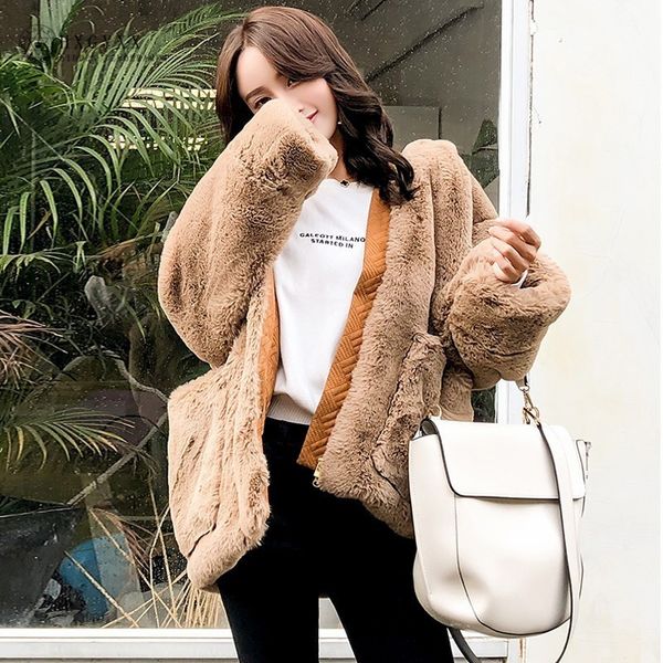 plus size faux fur coat women winter 2018 thick warm soft plush jacket pocket zipper outerwear overcoat bear teddy coats okd609, Black
plus size faux fur coat women winter 2018 thick warm soft plush jacket pocket zipper outerwear overcoat bear teddy coats okd609, Black
