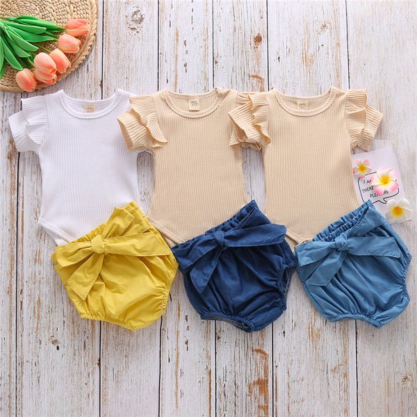 clothing sets 2021 summer infant born baby girl solid romper ruffle short sleeve cotton soft jumpsuit pp shorts outfit set 2pcs, White
clothing sets 2021 summer infant born baby girl solid romper ruffle short sleeve cotton soft jumpsuit pp shorts outfit set 2pcs, White