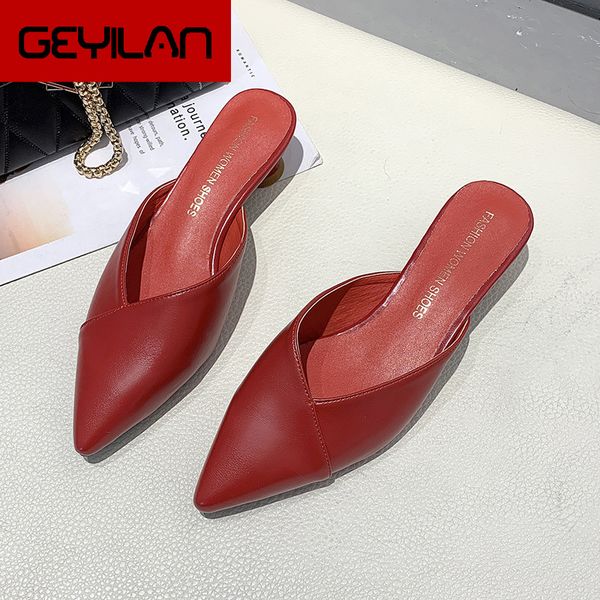 v mouth low heel slippers women pointed toe mules shoes women summer shoes elegant pu leather sandals 2020, Black
v mouth low heel slippers women pointed toe mules shoes women summer shoes elegant pu leather sandals 2020, Black