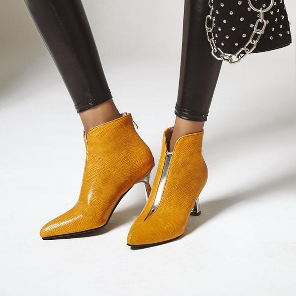 women boots snake print booties pointed toe high heels woman shoes 2019 autumn winter fashion ankle botas female 35-42, Black
women boots snake print booties pointed toe high heels woman shoes 2019 autumn winter fashion ankle botas female 35-42, Black