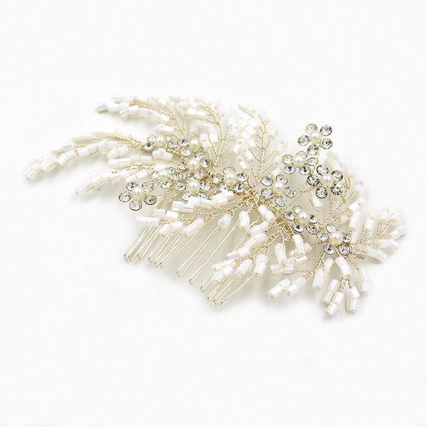 jonnafe silver color wedding hair comb jewelry crystal floral women headpiece bridal hair accessories handmade ornament, Golden;white
jonnafe silver color wedding hair comb jewelry crystal floral women headpiece bridal hair accessories handmade ornament, Golden;white