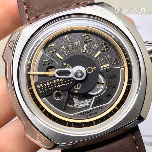 sell 2019 fashion sevenfriday watches brand watch v series v2/01 men auto mechanical watch men's watches miyota movement, Slivery;brown
sell 2019 fashion sevenfriday watches brand watch v series v2/01 men auto mechanical watch men's watches miyota movement, Slivery;brown